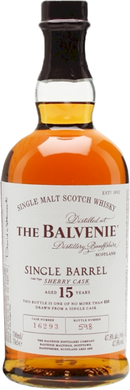 Balvenie 15 Years Single Sherry Cask Malt 700ml - Buy