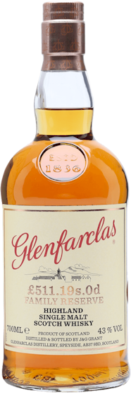 Glenfarclas £511.19S.0d Family Reserve Malt 700ml - Buy